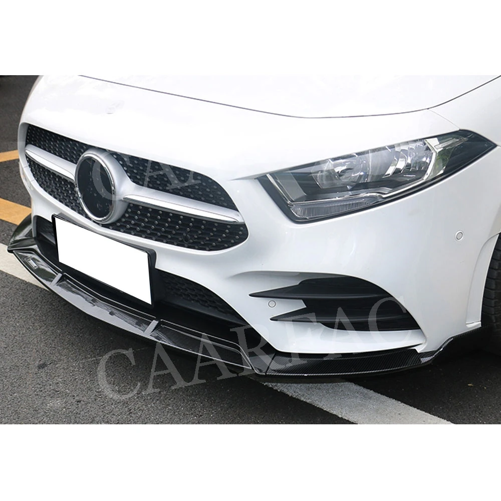 Класс передний бампер спойлер для Mercedes-Benz A класс W177 спортивные A45 AMG 3 шт./компл. ABS насадка для бампер фартуки