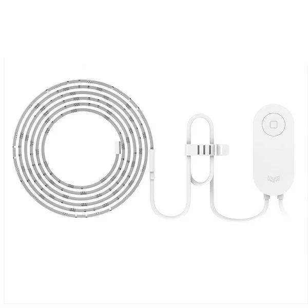 EU standard XiaoMi Yee светильник лампа mijia полоса Праздничный Рождественский Декор RGB светодиодный 2 м умный дом Mihome WiFi совместимый с Alexa Google - Цвет: EU standard