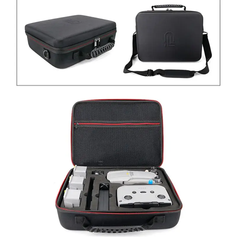 

1PC Portable Shoulder Bag Large Capacity Hardshell Box Carrying Case for D-JI Mavic Air 2 Drone Accessories