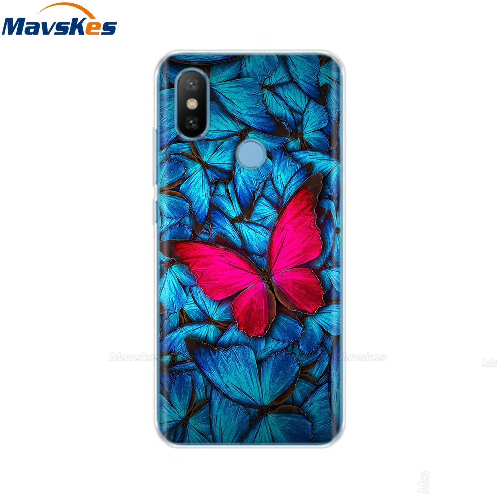 50 Силиконовый чехол для телефона для Xiaomi mi A2 Lite, чехол с рисунком, мягкая задняя крышка из ТПУ, чехол для телефона для Xiomi mi A2 mi A2 LITE, бампер - Цвет: 50