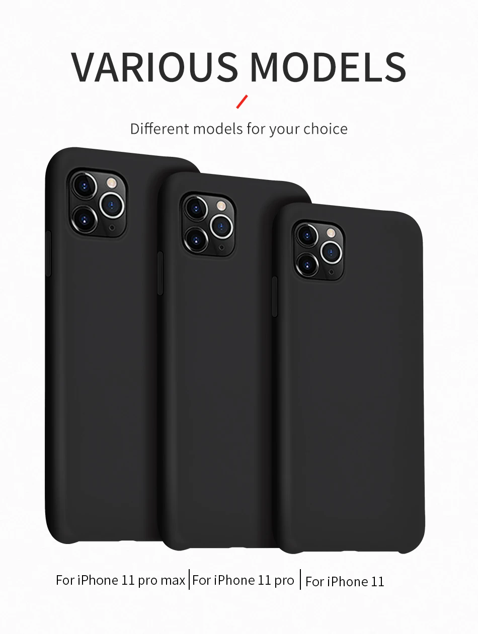 HOCO настоящий силиконовый защитный чехол для iPhone 11 чехол-накладка для мобильного телефона мягкий силиконовый защитный чехол для iPhone 11 Pro MAX