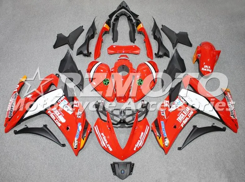 Качество OEM Новое ABS обтекатель комплект подходит для YAMAHA YZF-R3 14, 15, 16, 17, 18 соответствуют YZF R3 R25 Кузов Набор изготовленный на заказ красного и белого цвета