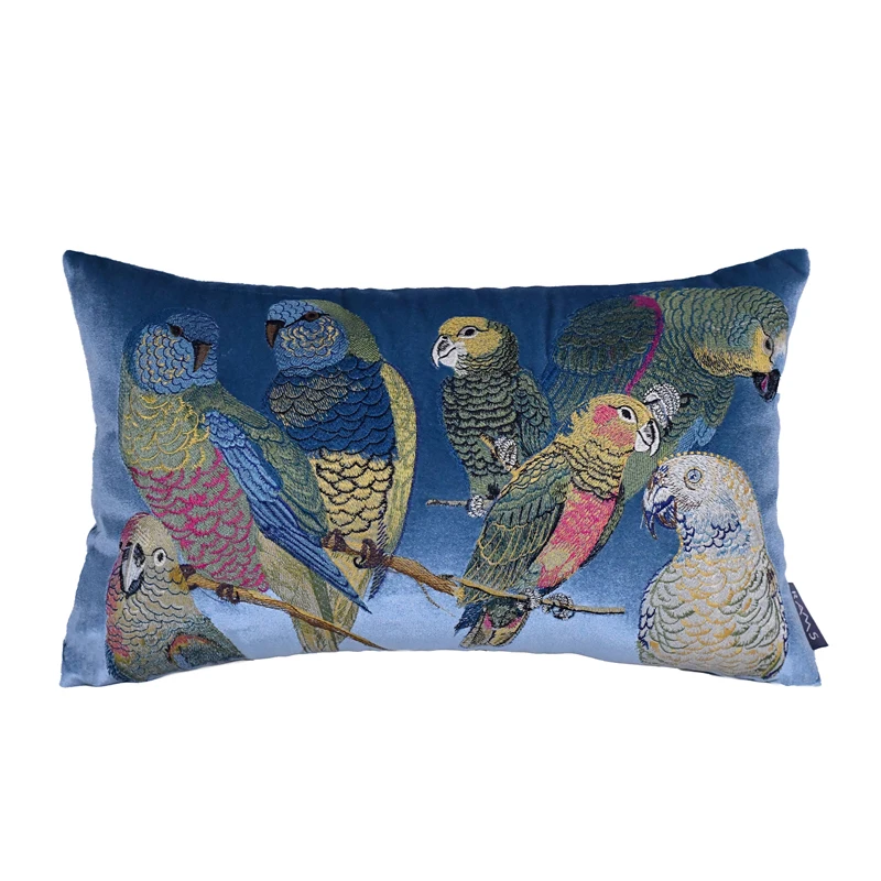 2021 Rams Embroidered Decorative Geometric Pillow Cushion Home Decor Embroidery COVER ONLY NO FILLINGS 