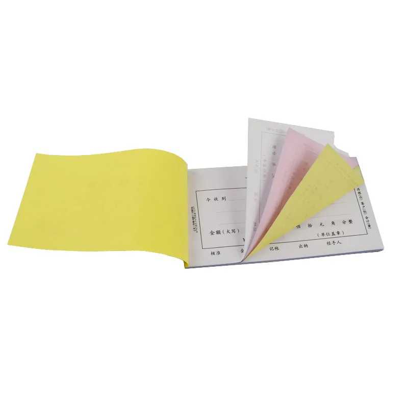 Receipt Triple Wholesale White And Red Yellow 48k Single Column Receipt Carbon-Free Unnecessary Carbon Horizontal Receipt 01030