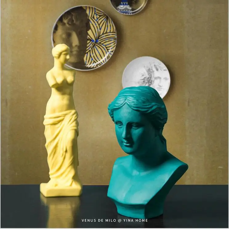 Европейские Статуэтки из смолы поделки искусство домашняя гостиная Настольная