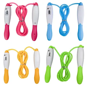 

Mechanical Counting Skipping Bodybuilding Fitness Plastic Skipping Fish Handle Counting Jump Skipping Rope