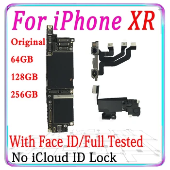 

Original mainboard For iPhone XR Motherboard xr 128gb With /without Face ID,Free iCloud For iPhone XR Logic Board With Chips iOS