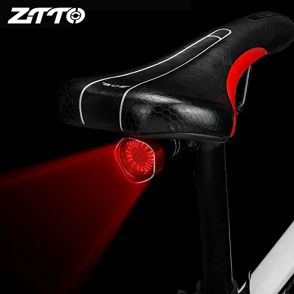 ZTTO Bicycle Flashlight Bike Rear Light Auto Start/Stop Brake Sensing