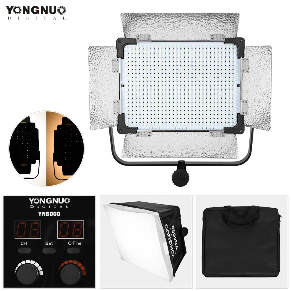 YONGNUO YN6000 KIT LED Luz de Vídeo