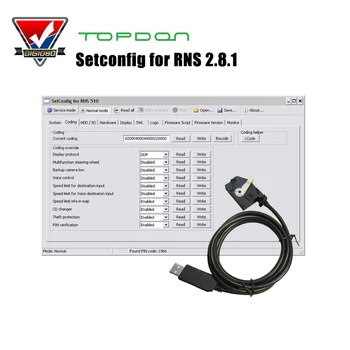 

Erase NAND memory Change PIN code with FTDI chip and original 26-pin connector for RNS510 RNS810 RNS850 BENTLEY CONTINENTAL