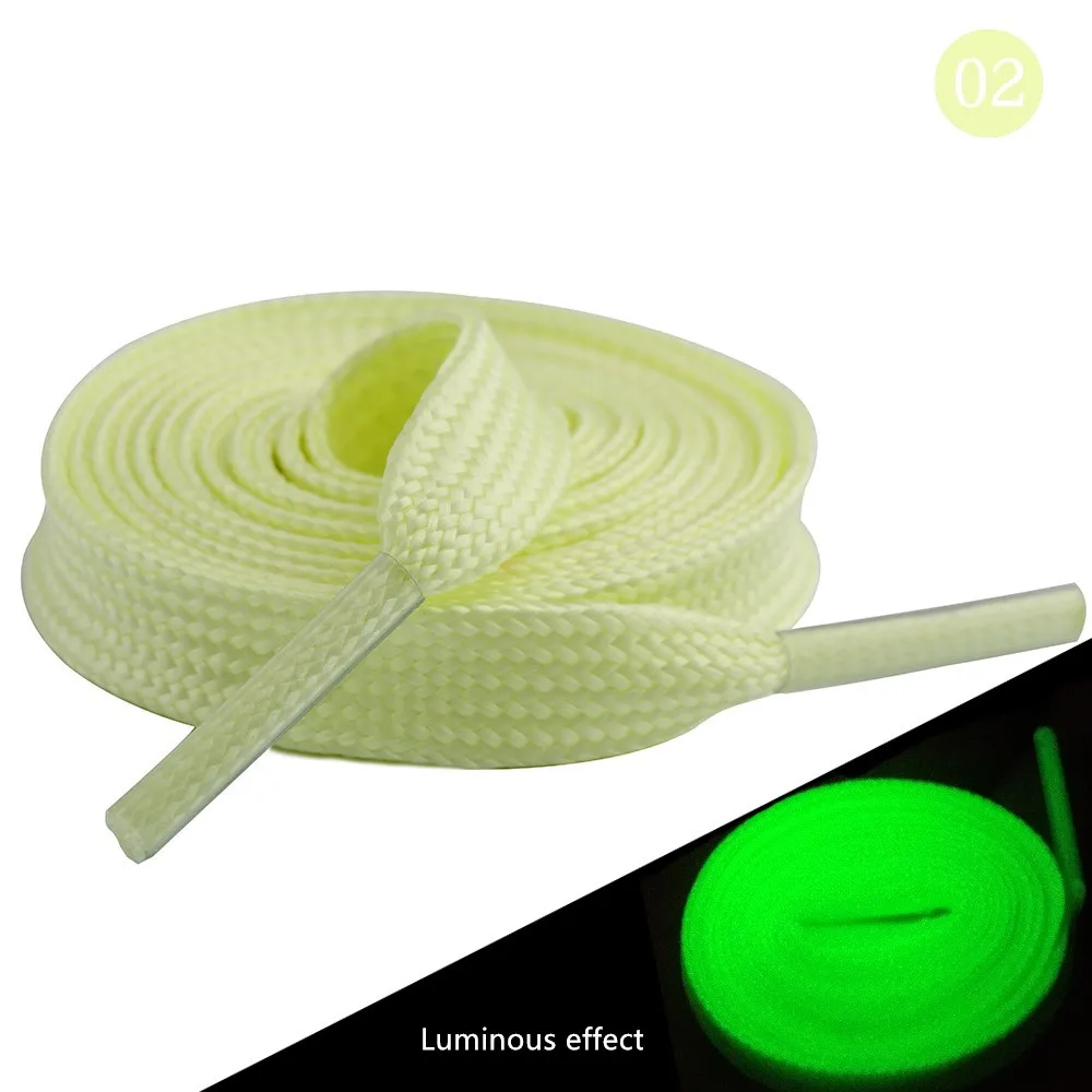 Light Yellow Suihyung шнурки отражающие 1 пара 120 см плоские Полиэфирные плетеные теннисные туфли с кружевами шнурки 6 цветов безопасные светящиеся шнурки - Цвет: Light Yellow