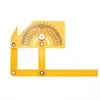 Protractor And Angle Finder Woodworking Measurement Tool Woodworking Angle Ruler Plastic Protractor Measuring Tool 3