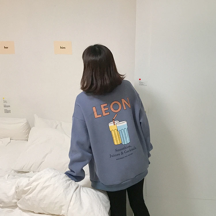 Женские кофты японский Harajuku Ulzzang Повседневный свободный Печатный свободный свитер женский корейский кавайный милый одежда для женщин