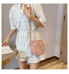 Жемчужная летняя яркая и свежая стильная сумка 2019 на цепочке с каждой сумкой в стиле океана