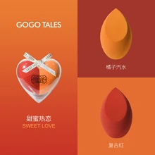Gogo tales Макияж для лица спонж в форме яйца зеленый желтый оранжевый красный цвета больше в воде двойного назначения основа для макияжа conealer спонж для макияжа BN196
