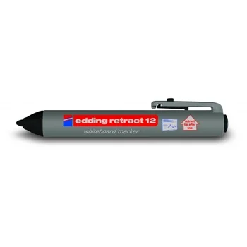 

White Board marker with push button mechanism, round tip, 1,