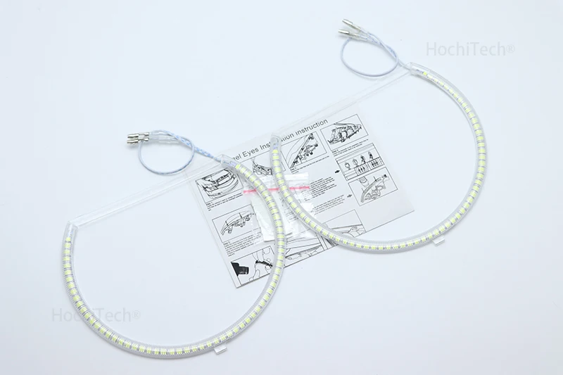 Для Audi A4 S4 RS4 2005 2006 2007 2008 2009 супер яркий белого цвета 3528 SMD комплект светодиодов «глаза ангела» дневные ходовые огни светильник дневные ходовые огни
