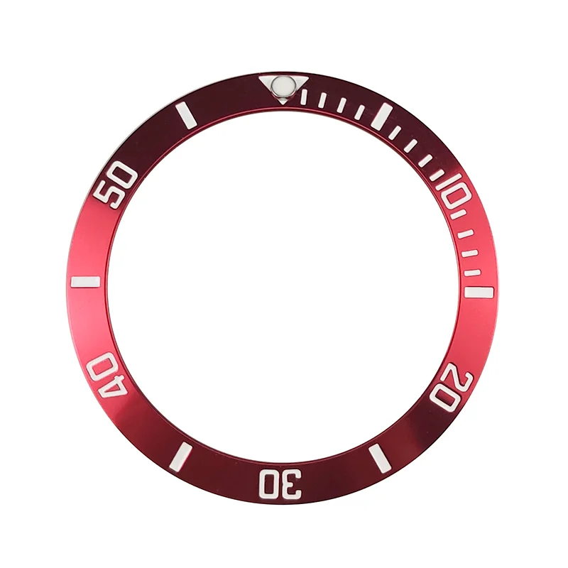 38 мм алюминиевый красный Cola ободок вставки для суб дайверов мужские часы заменить аксессуары