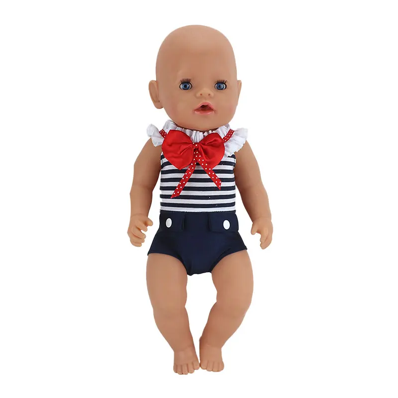Новинка, бикини для куклы, одежда, подходит для 43 см, Детская кукла, 17 дюймов, Одежда для кукол