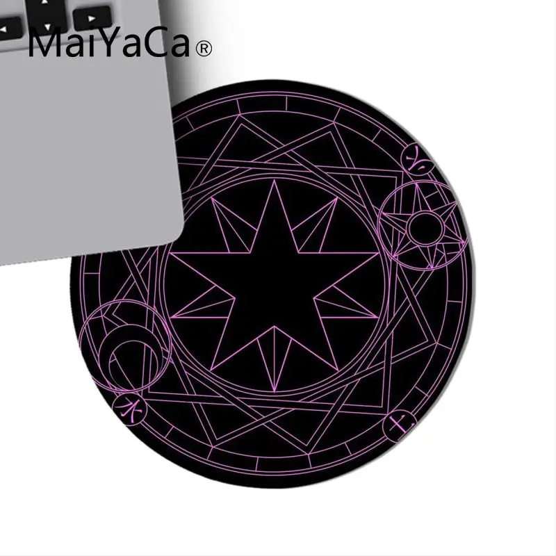 MaiYaCa разнообразие Сакура вызов компьютерный игровой Круглый Коврик Для Мыши Компьютерный Настольный коврик для игр - Цвет: 22x22cm