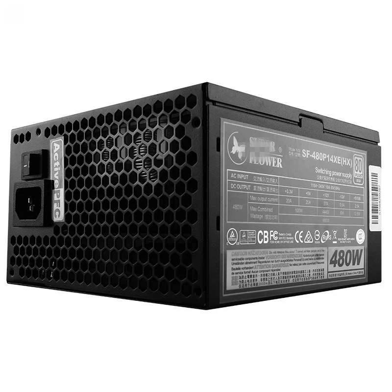 Блок питания для Super Flower Golden Butterfly Battle Page HX480W ATX GTX1070Ti бесшумный блок питания 480 Вт блок питания SF-480P14XE(HX