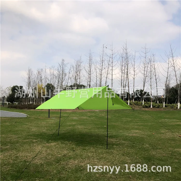 Multi-functional Awning Hammock Cover A- line Outdoor Tent College Style Beach Mat Moisture-Proof Mat Anti-Rainwater Ultraviolet