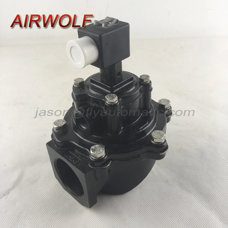 Mecair VNP214 200 series 1-1/2" Pulse Jet Valve DC24V AC220V AC110V Pilot solenoid valve