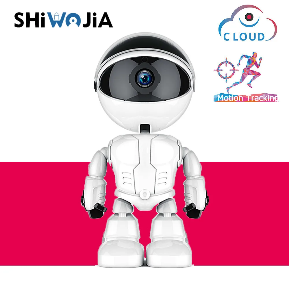 

SHIWOJIA 1080P HD Smart Surveillance Camera IP Cloud WIFI Robot Family Safety Child Companion Video Monitoring Wireless CCTV