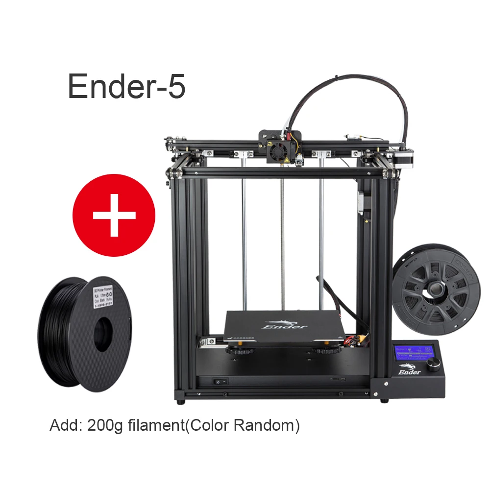 creality 3d printer Ender 5 FDM 3D Printer Dual Y-axis Motors Magnetic Build Plate Power Off Resume Easy Build Core-XY Printing Size 220x220x300mm cheap 3d printer 3D Printers