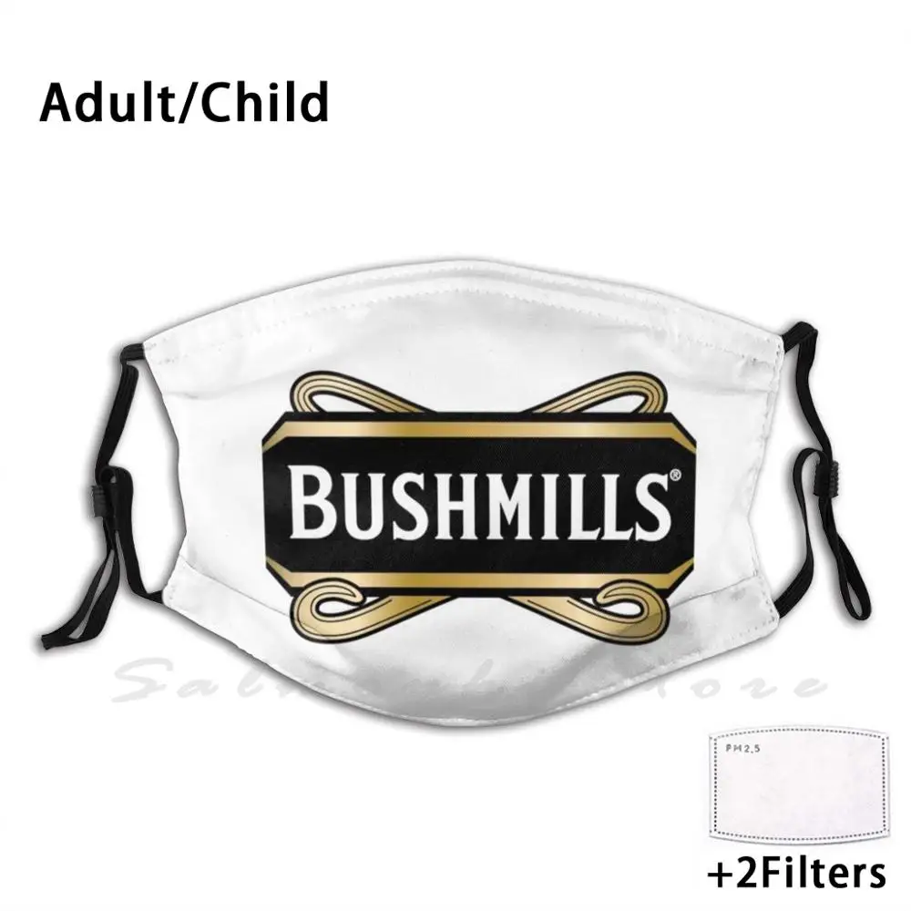 Втулки Ирландская моющаяся маска для виски с фильтром защиты от пыли втулки Буши