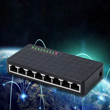 

5/8 Port Gigabit Switch 10/100Mbps Network Ethernet Switch Smart Vlan Network Switch Lan Hub Full or Half duplex Exchange