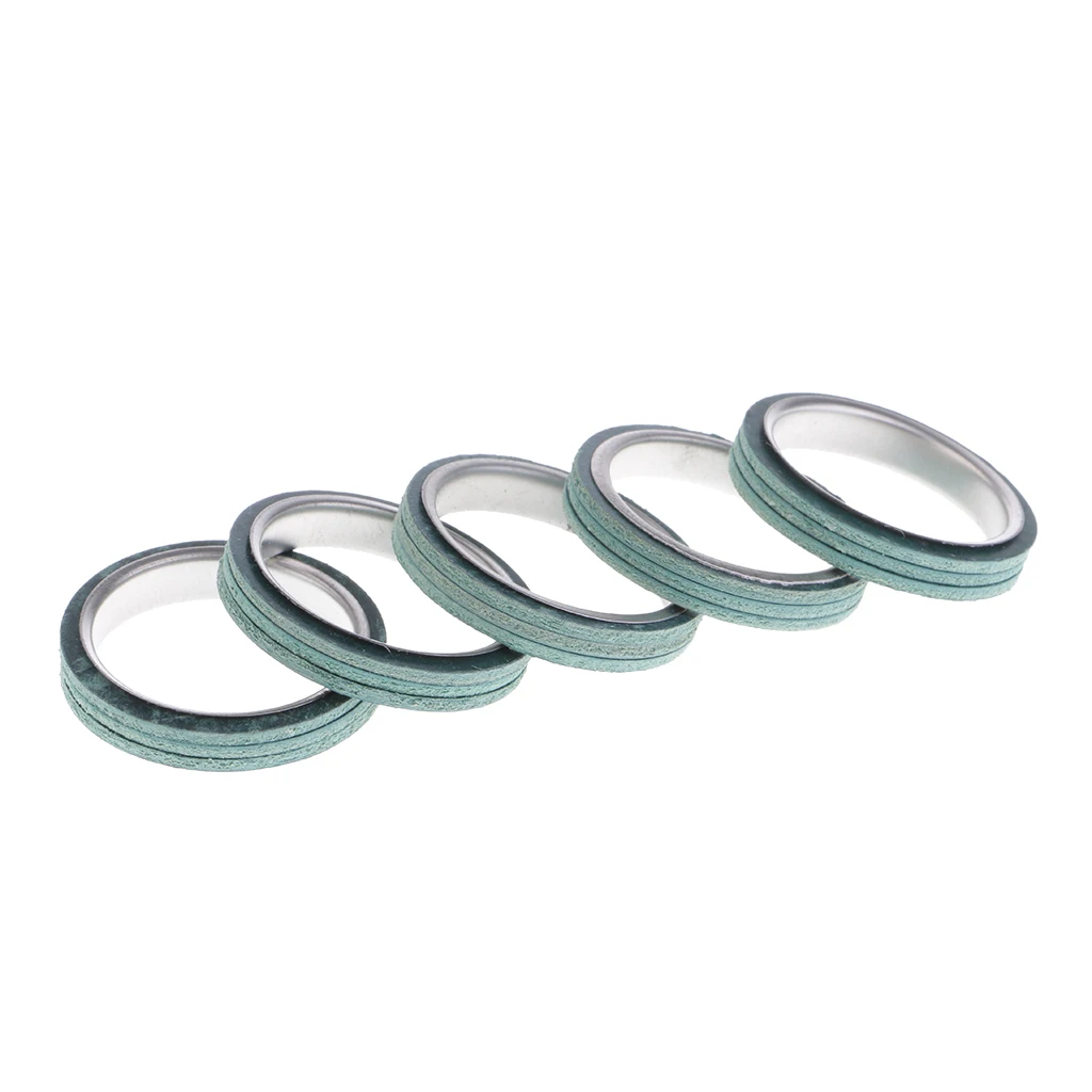5Pcs Exhaust Muffler Gasket Kit For GY6 125cc 150cc Engines Scooter
