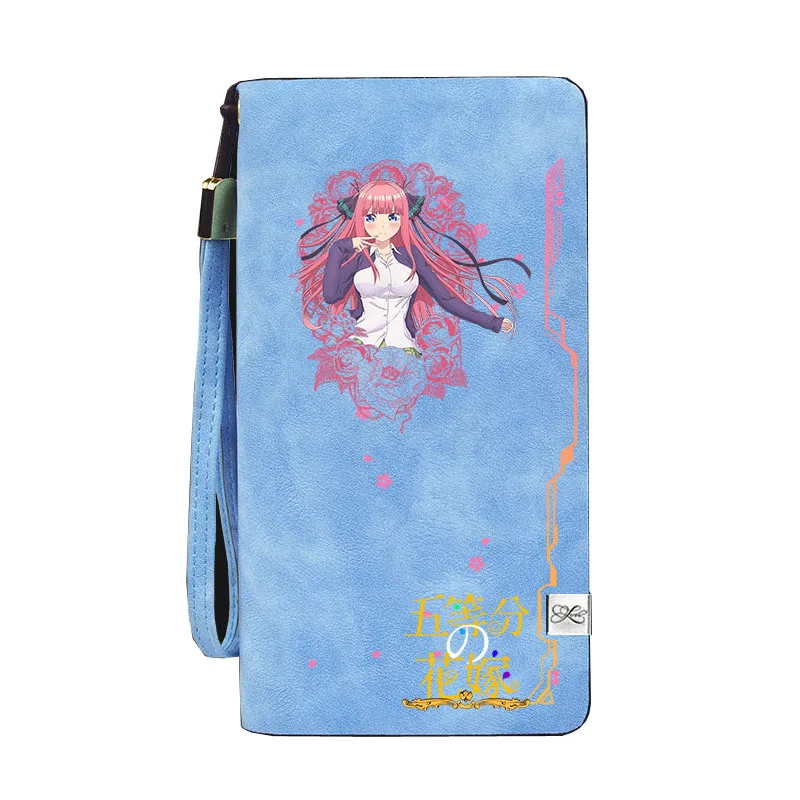 10 Quintuplets женские портмоне из искусственной кожи короткий кошелек Kawaii ID Card Holder Nakano Miku Money Phone сумки - Цвет: 10