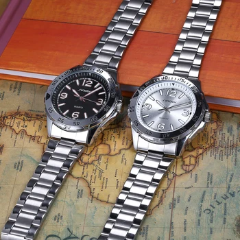 

New Brand Fashion Leisure Men Watch Stainless Steel Watchband WaterproofMultifunctional Quartz MenSports Watch Relogio Masculino