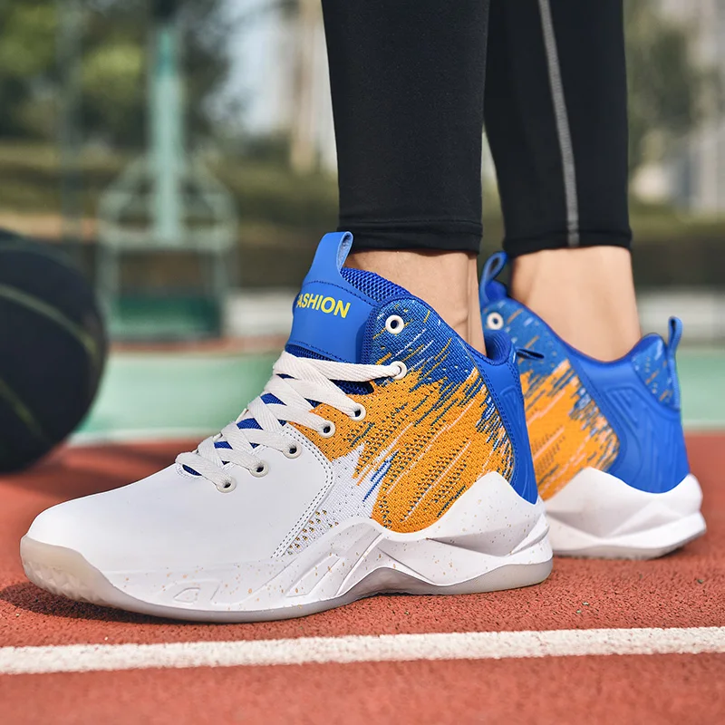 Уличная Мужская баскетбольная обувь; zapatillas hombre Deportiva; высокие мужские Ботильоны; кроссовки для тренировок; спортивная обувь