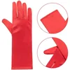 3-10Y Girls Satin Gloves Snow Queen Glove  Princess Costume for Kids Party, Wedding, Formal Pageant Birthday Party 2