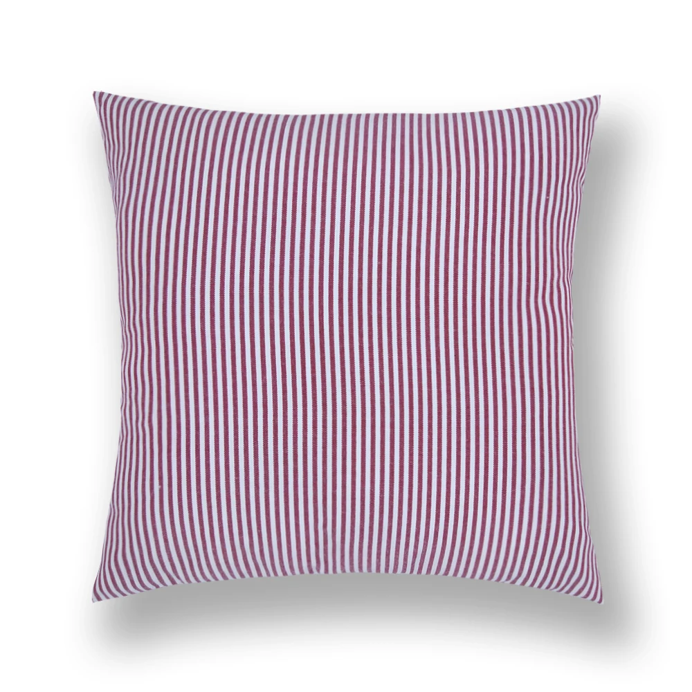 No Pillow Insert 1 шт., наволочки на подушку в клетку, в клетку буйвола, наволочки на подушку, чехол из хлопка и льна для дивана, домашний декор, синий Чехол на подушку, красный цвет, 45*45 см - Цвет: No Pillow Insert