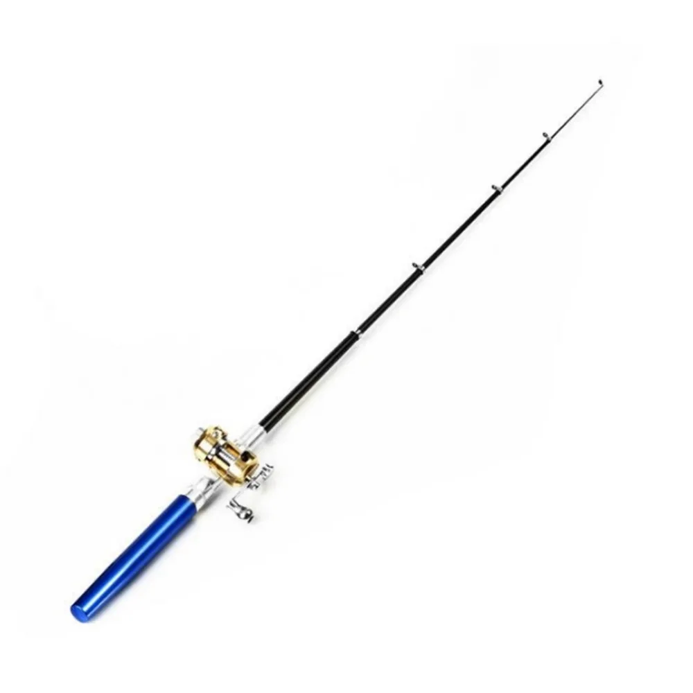 hot sale Super Lightweight Portable Fishing Set Pen Rod with Reel Mini Telescopic Fishing Rod+ Reel Pocket Fishing Reel