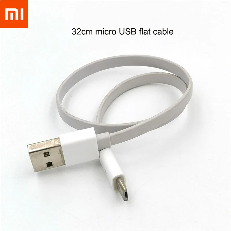

For Xiaomi original 32cm micro powerbank flat cable fast charge date line for redmi 7 7A 6 6A S2 S1 NOTE 6 5 5A 5x 4 4A 4x 3 pro