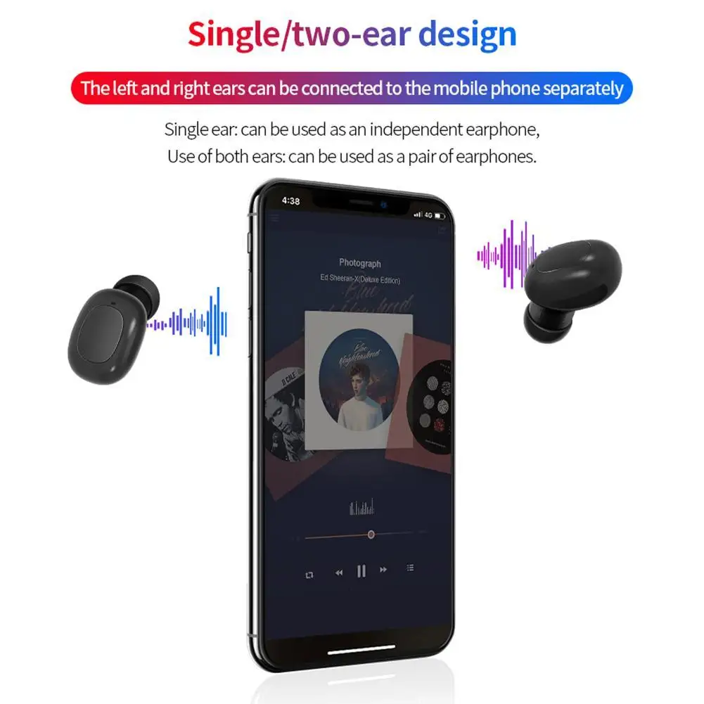 A10, TWS, Bluetooth наушники, стерео, двойные, в уши, беспроводные наушники, качество звука, Спортивная гарнитура, HD вызов, наушники для телефона