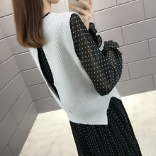 9975 новая женская одежда с v-образным вырезом на спине, выдалбливающий жилет 34