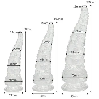 Dildo Tentacle Monster Fake Penis Cheap Sex Toys Butt Plug Anal Toys Strap On Suction Cup Huge Realistic Dildo Women Men Toys 4
