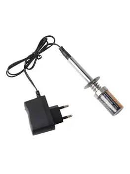 

EU Plug 1.2V 1800mAH Glow Plug Starter Igniter for HSP 1/10 RC Model Car 40JC