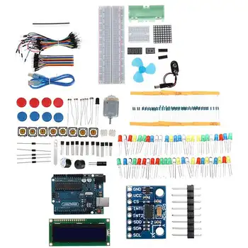 

ADXL335 Kit with Free 17 Classes R3 LCD1602 Display Components Set Geekcreit for products that work official boards