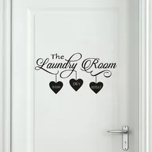 UN0145 стиль Прачечная AliExpress внешней торговли горячие продажи Прачечная украшение комнаты резные наклейки на стену