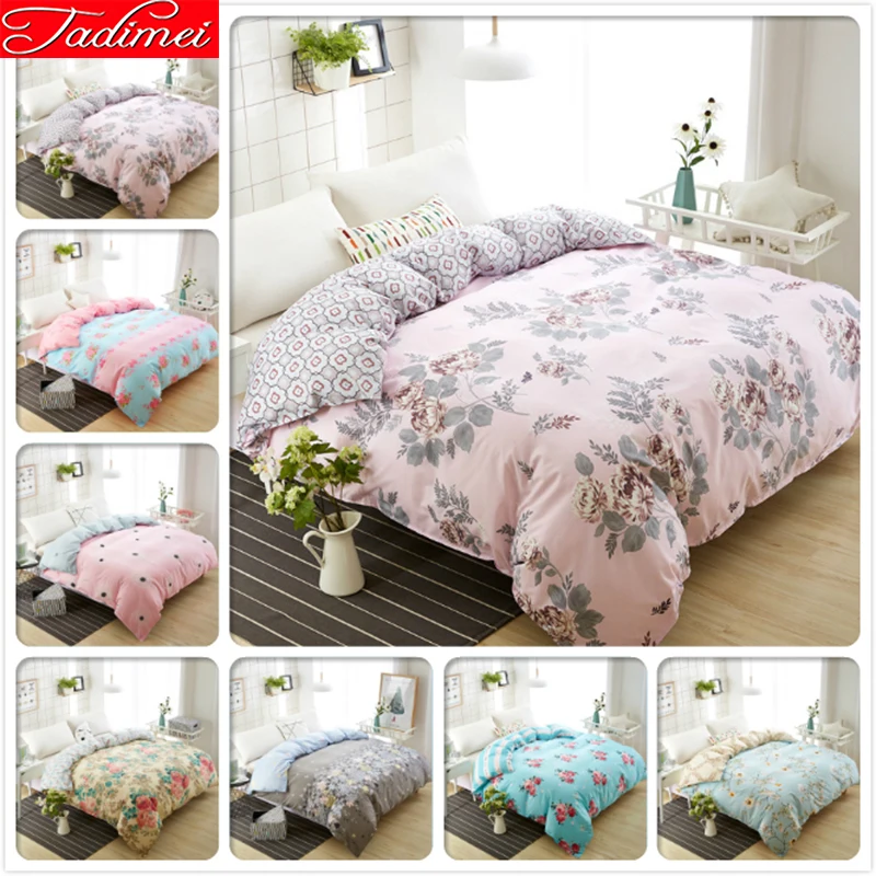 

1 piece Duvet Cover Soft Cotton Quilt Comfoter Bedding Bag Single Twin Queen King Size Bedspread 150x200 180x220 200x230 220x240