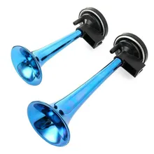 178дб 12 в супер-громкий синий Воздушный Рог двойной труба компрессор автомобильный поезд грузовик U8G5 мощный и прочный воздушный рожок практичный