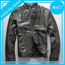 Мужская куртка из натуральной кожи, брендовая Повседневная куртка-бомбер, толстая мягкая куртка для сна, Мужская Дизайнерская винтажная крутая мотоциклетная куртка-пилот