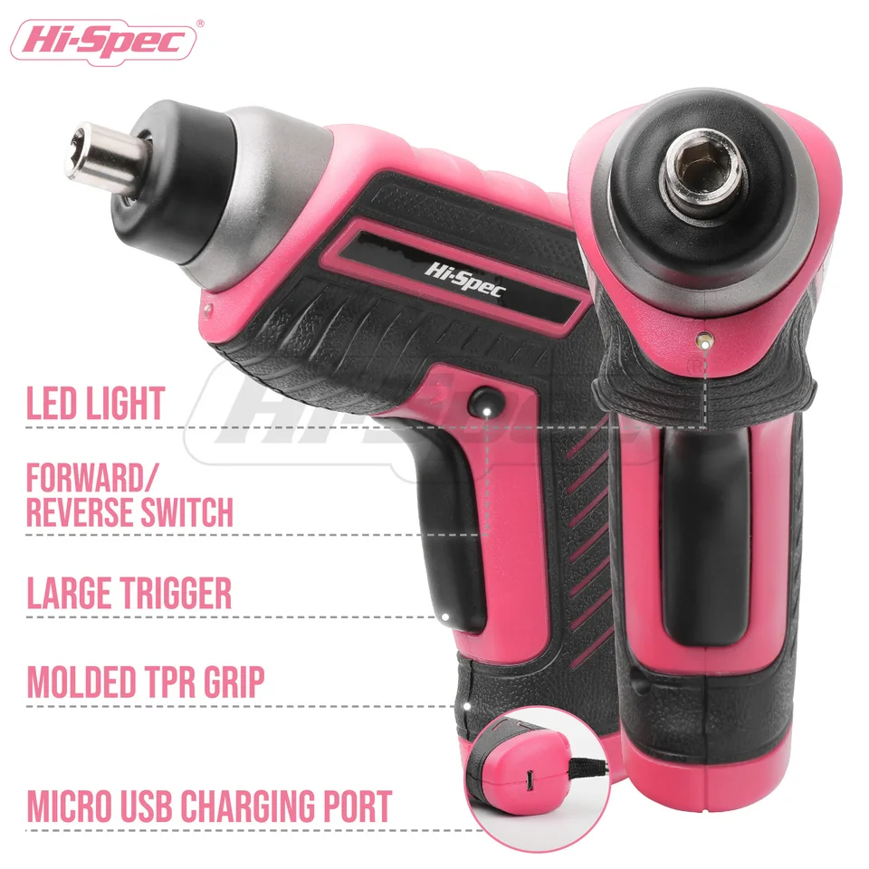 Driver Hi Spec Drill Reviews Hi-Spec 112pc Pink General Household