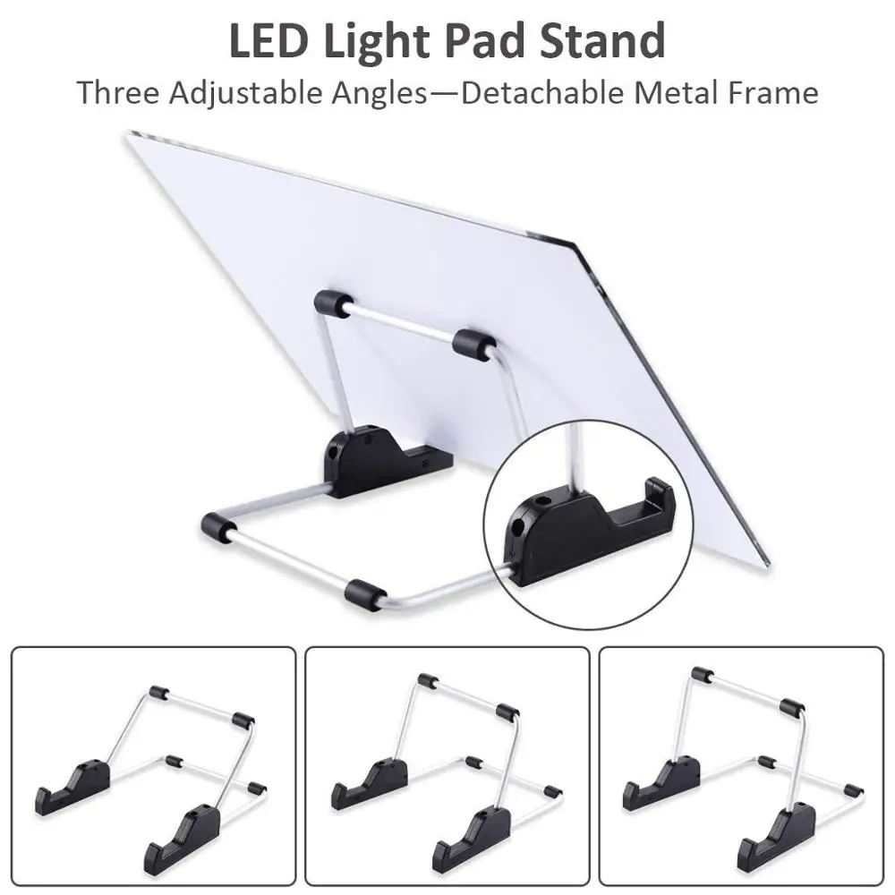 A4 LED Light Pad for Diamond Painting, USB Powered Light Board Kit, Adjustable Brightness with Tracing Light Pad for Drawing